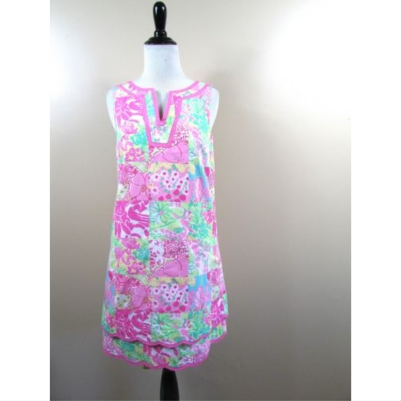 Lilly Pulitzer Dresses & Skirts - Lilly Pulitzer Leopard Giraffe Patchwork Dress